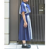 チェックパッチワークワンピース | axes femme | 詳細画像3