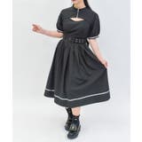 黒 | ボレロ風ハイウエストワンピース | axes femme