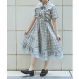 リボン×チェック柄ワンピース | axes femme | 詳細画像1