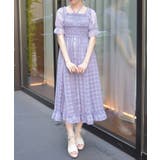 シアチェックシャーリングワンピース | axes femme | 詳細画像1 