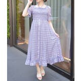 シアチェックシャーリングワンピース | axes femme | 詳細画像6 