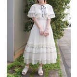 フリルメローケープワンピース | axes femme | 詳細画像1 
