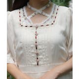 ローズ×はしごレースワンピース | axes femme | 詳細画像12 