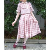 ピンク | レイヤード風ドッキングワンピース | axes femme