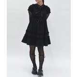 黒 | リボンコットンチュニック | axes femme