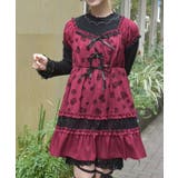 ワイン | フロッキーローズチュニック | axes femme