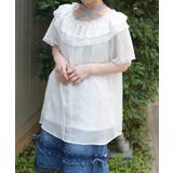 シアーストライプチュニック | axes femme | 詳細画像4