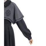 フレーム刺繍ケープワンピース | axes femme | 詳細画像16 