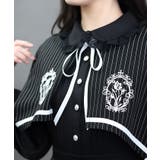 フレーム刺繍ケープワンピース | axes femme | 詳細画像7 