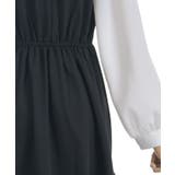 猫刺繍ブロッキングワンピース | axes femme | 詳細画像16 