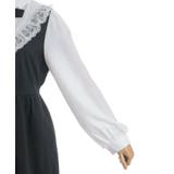 猫刺繍ブロッキングワンピース | axes femme | 詳細画像17 