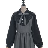 猫刺繍ブロッキングワンピース | axes femme | 詳細画像21 