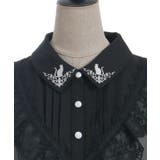 猫刺繍ブロッキングワンピース | axes femme | 詳細画像23 