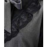 猫刺繍ブロッキングワンピース | axes femme | 詳細画像8 