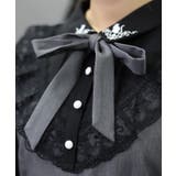 猫刺繍ブロッキングワンピース | axes femme | 詳細画像9 