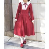 赤 | ストロベリー刺繍ワンピース | axes femme