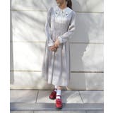 クリーム | ストロベリー刺繍ワンピース | axes femme