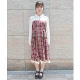 ビスチェ切替レースアップワンピース | axes femme | 詳細画像4 