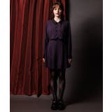 バイカラーサックワンピース | axes femme | 詳細画像4 