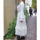 ジャボブローチ付ロングワンピース | axes femme | 詳細画像2