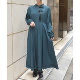 タッセル付チャイナワンピース | axes femme | 詳細画像1 