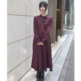 タッセル付チャイナワンピース | axes femme | 詳細画像11 