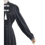 タッセル付チャイナワンピース | axes femme | 詳細画像29 