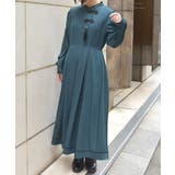 タッセル付チャイナワンピース | axes femme | 詳細画像4 