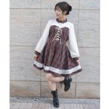 ビスチェ切替チェック柄ワンピース | axes femme | 詳細画像15 