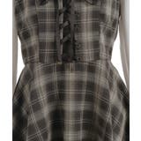 ビスチェ切替チェック柄ワンピース | axes femme | 詳細画像24 