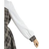 ビスチェ切替チェック柄ワンピース | axes femme | 詳細画像26 