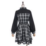 ビスチェ切替チェック柄ワンピース | axes femme | 詳細画像29 