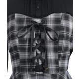 ビスチェ切替チェック柄ワンピース | axes femme | 詳細画像30 