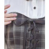 ビスチェ切替チェック柄ワンピース | axes femme | 詳細画像5 