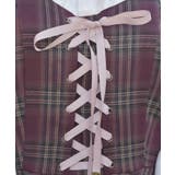 ビスチェ切替チェック柄ワンピース | axes femme | 詳細画像9 