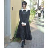 リボンセット刺繍ロングワンピース | axes femme | 詳細画像14 