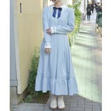 リボンセット刺繍ロングワンピース | axes femme | 詳細画像6 