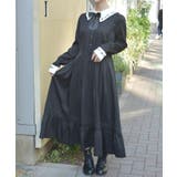 リボンセット刺繍ロングワンピース | axes femme | 詳細画像9 