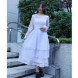 レースティアードチュールワンピース | axes femme | 詳細画像10 