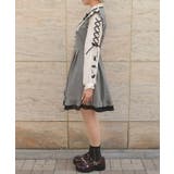 ねこ刺繍ミニワンピース | axes femme | 詳細画像2 