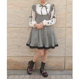 ねこ刺繍ミニワンピース | axes femme | 詳細画像4 