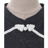 バタフライ刺繍チャイナ釦ワンピース | axes femme | 詳細画像19 