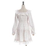 ギャザーフリル長袖ワンピース | axes femme | 詳細画像18