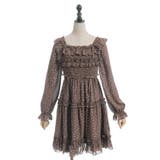 ギャザーフリル長袖ワンピース | axes femme | 詳細画像24