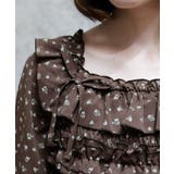 ギャザーフリル長袖ワンピース | axes femme | 詳細画像5