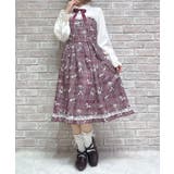 ワイン | ホリデーチェック柄ワンピース | axes femme