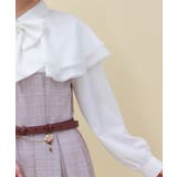 ケープフリルツイードワンピース | axes femme | 詳細画像4 