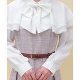 ケープフリルツイードワンピース | axes femme | 詳細画像5 