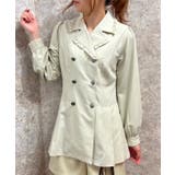 クリーム | プリーツデザインハーフジャケット | axes femme