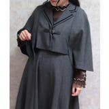 ヘリンボンケープジャケット | axes femme | 詳細画像5